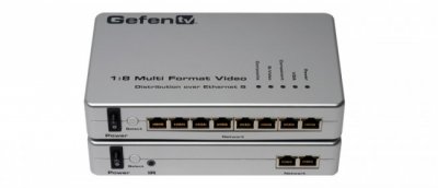 distribuez un signal video multi format component composite s video et audio vers 8x receveurs jusqua 100 mts avec du cat5 e 1