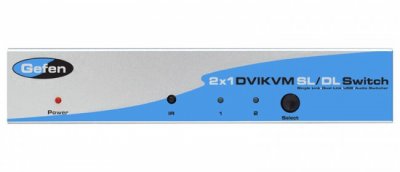 le ext dvikvm 241dl de gefen vous permet de switcher 2x signaux dvi en dual link 2x usb et 2x audio vers un moniteur dvi et 2x peripheriques usb pc ou mac 1