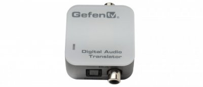 le gtv digaudt 141 de gefen est un convertisseur compact et pratique qui accepte en entree et en sortie un signal audio spdif et toslink 1