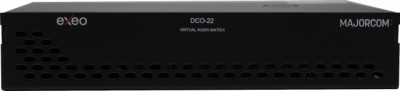 majorcom interface audio sur ip cobranet pour exeo dco 22
