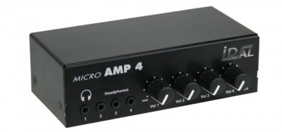 micro amp 4 mkii amplificateurs pour casque 4 canaux 4 mini jack 3.5 8 a 32 ohms ws amp0324 id al