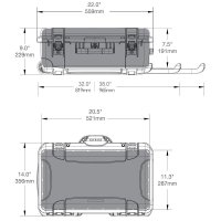 nanuk media 935 pro photo kit specs with handle